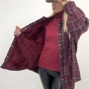 camicione felpato con strass flame